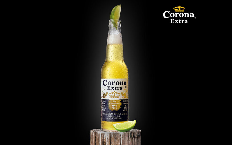 Corona Extra Bottle — Black