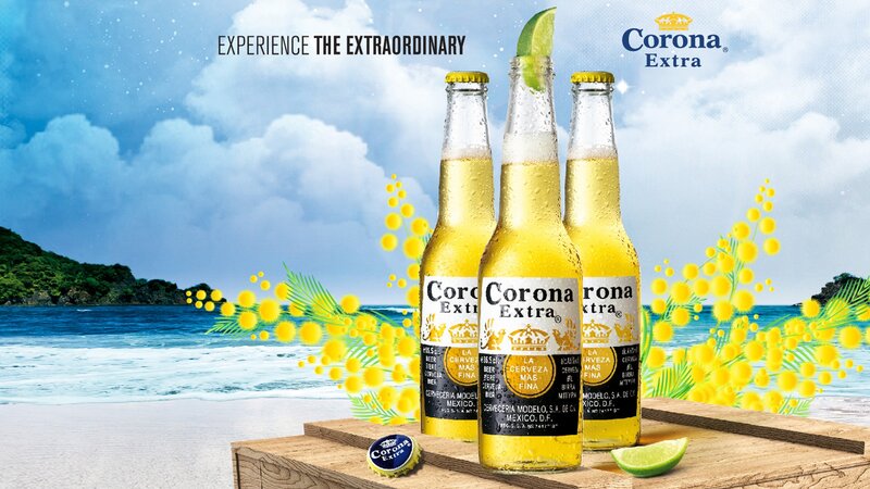 Corona Extra Bottles — Blue, Relaxed, Afternoon