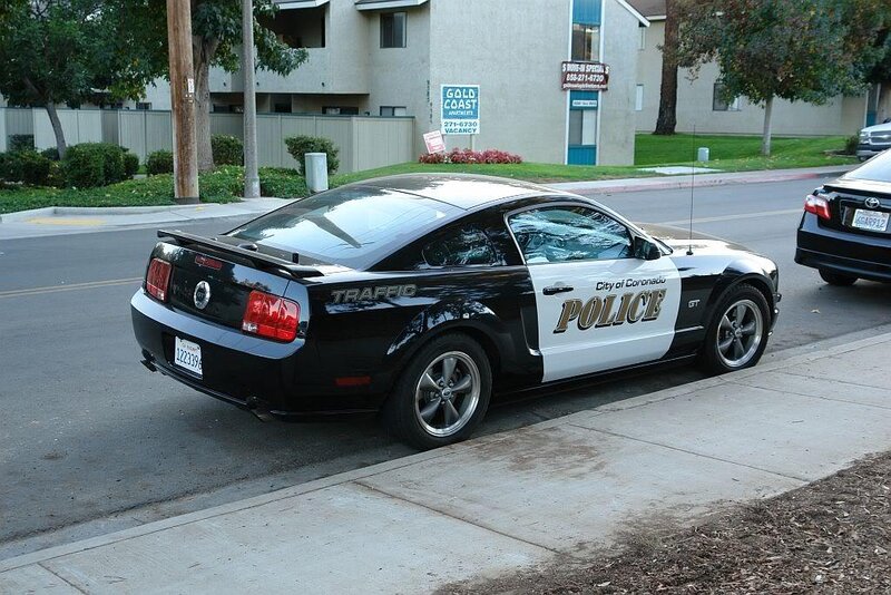 Coronado police car on street
