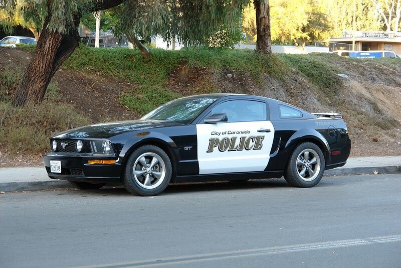 Coronado police Mustang