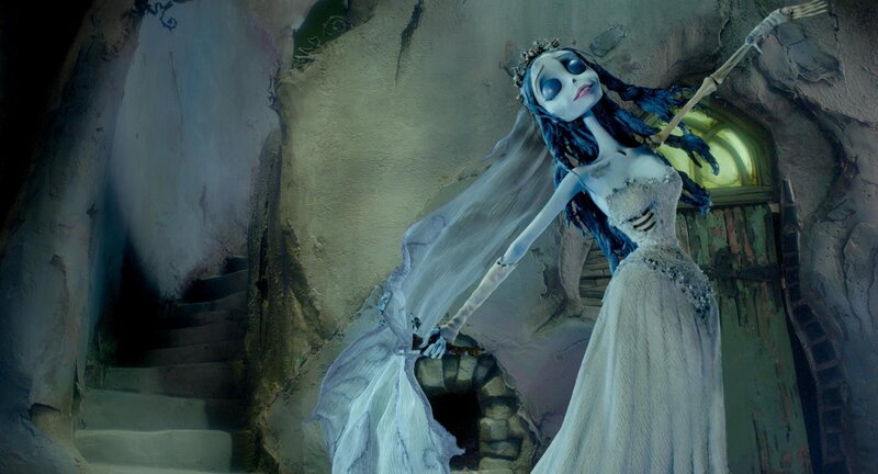 Corpse Bride in a ruined chapel