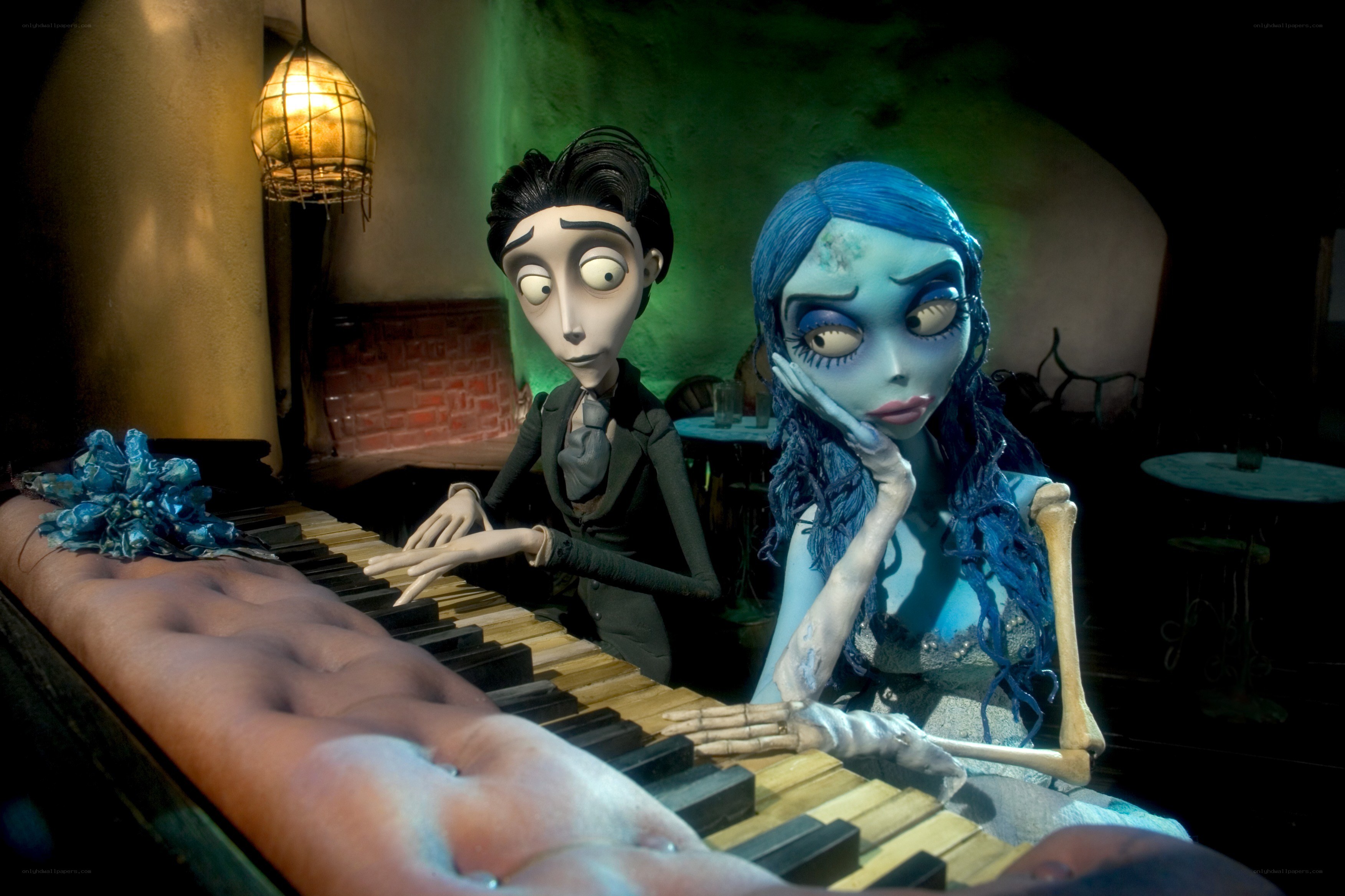 Corpse Bride piano scene
