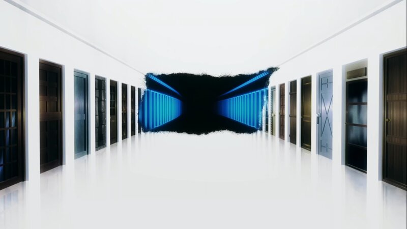 Corridor with Glowing Portal