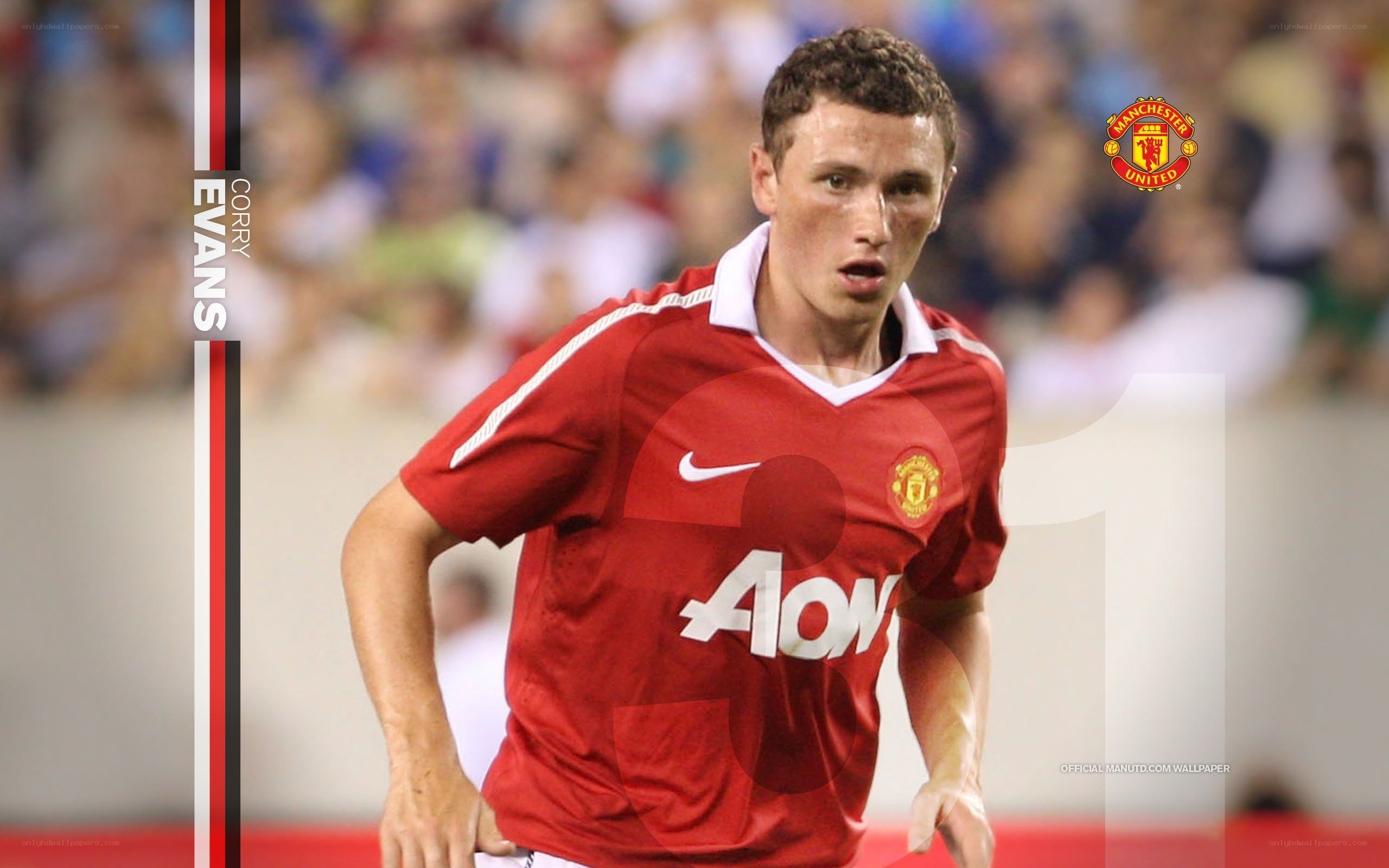 Corry Evans in Manchester United kit