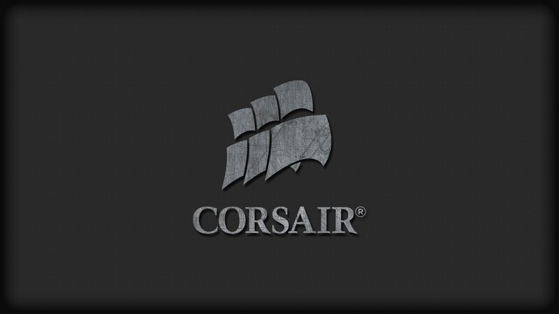 Corsair Logo on Dark Background