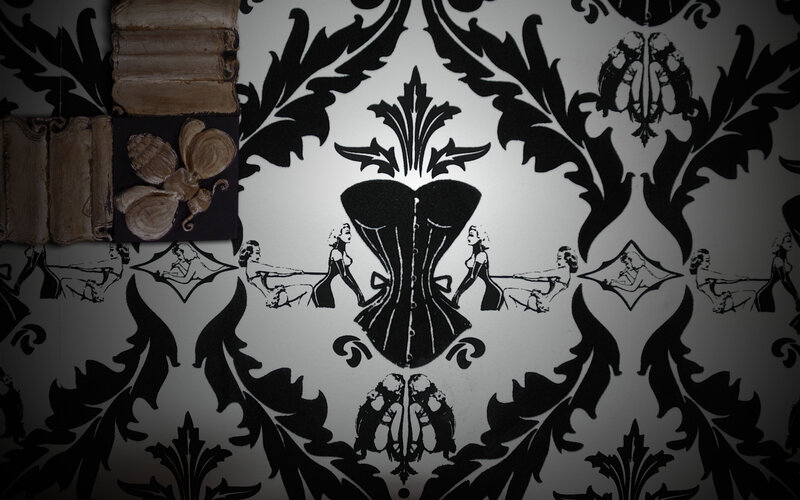 corset wallpaper design
