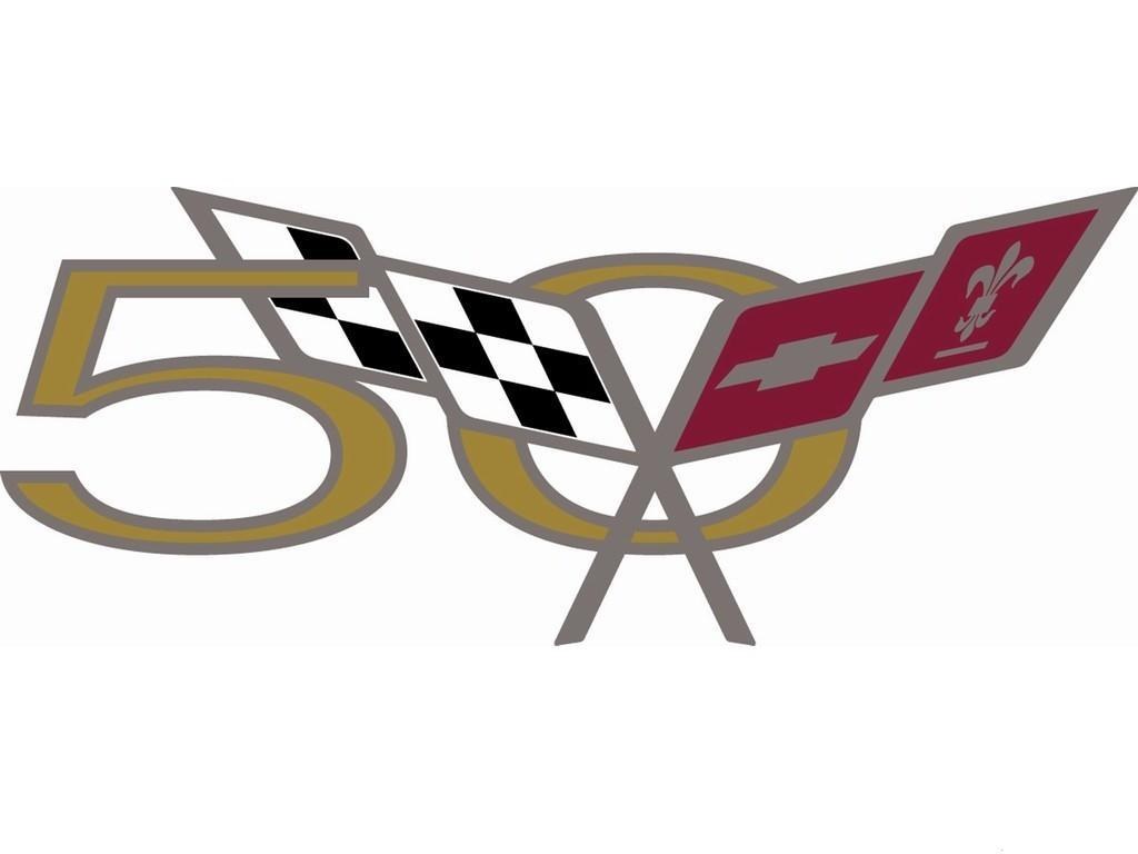 Corvette 50th Anniversary logo
