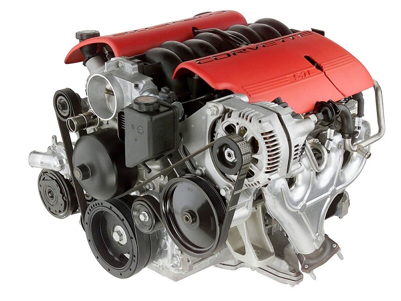 Corvette engine assembly