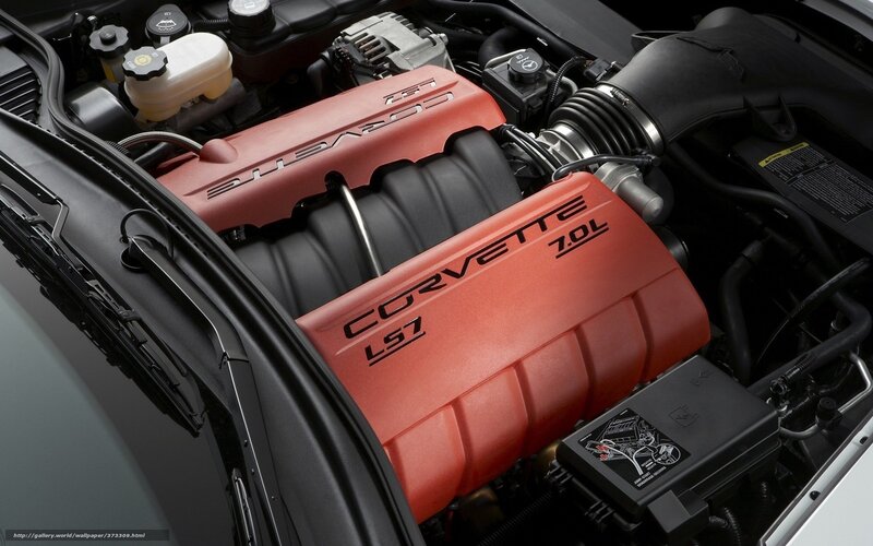 Corvette engine bay