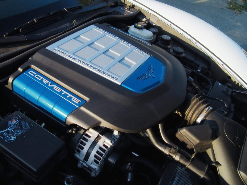 Corvette engine bay