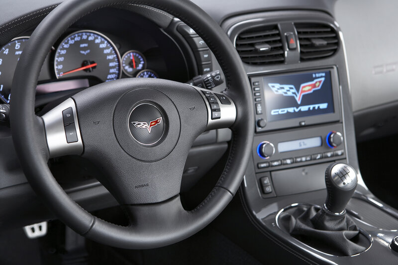 Corvette interior dashboard