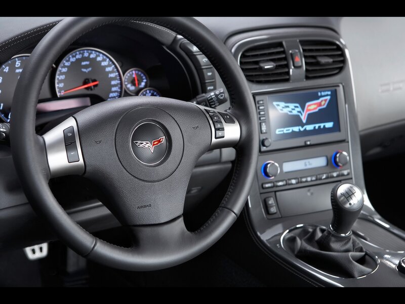 Corvette interior dashboard
