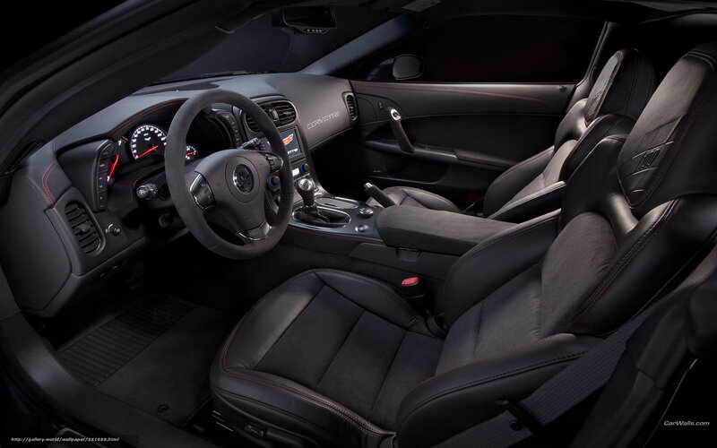 Corvette interior dashboard