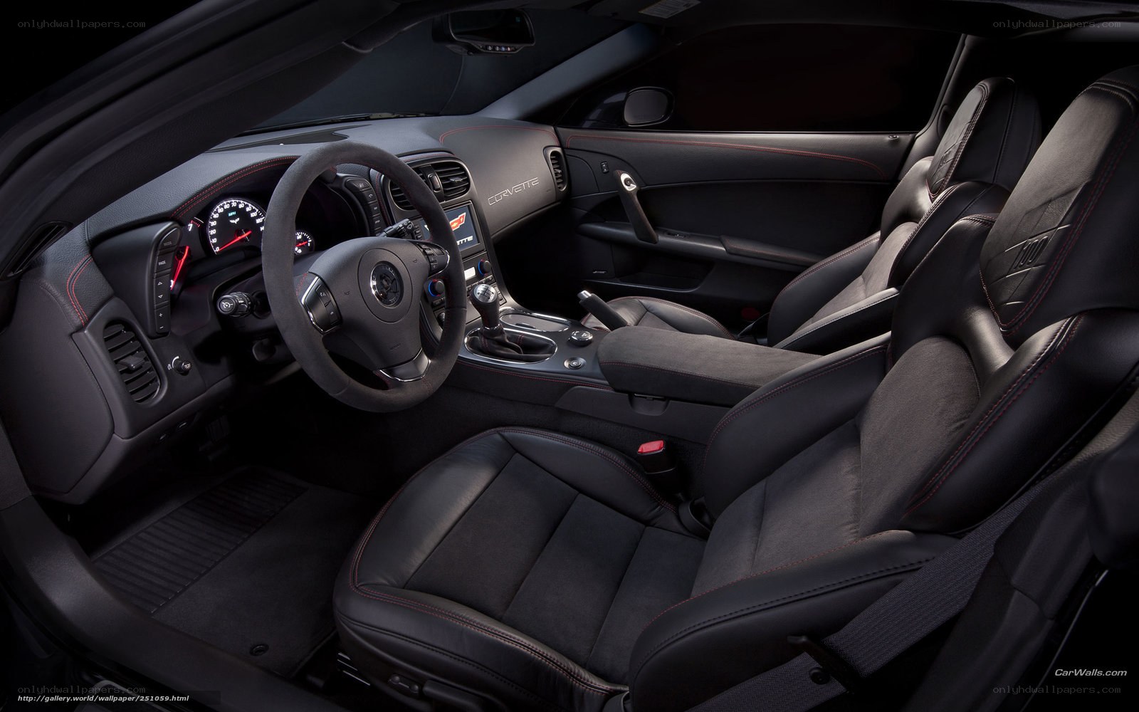 Corvette interior dashboard