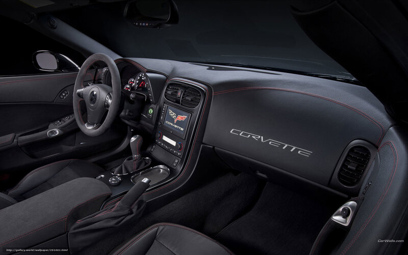 Corvette interior dashboard