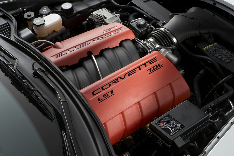 Corvette LS7 engine bay