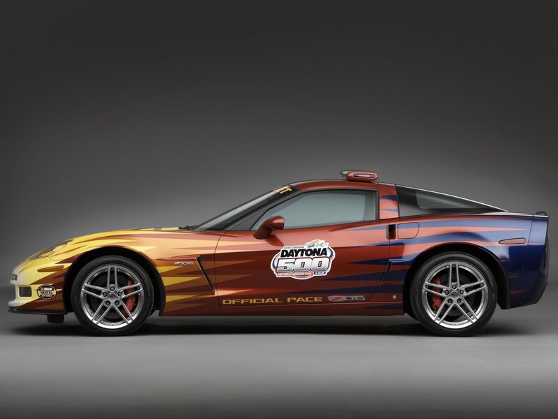 Corvette Pace Car — Red, Dramatic, Photograph