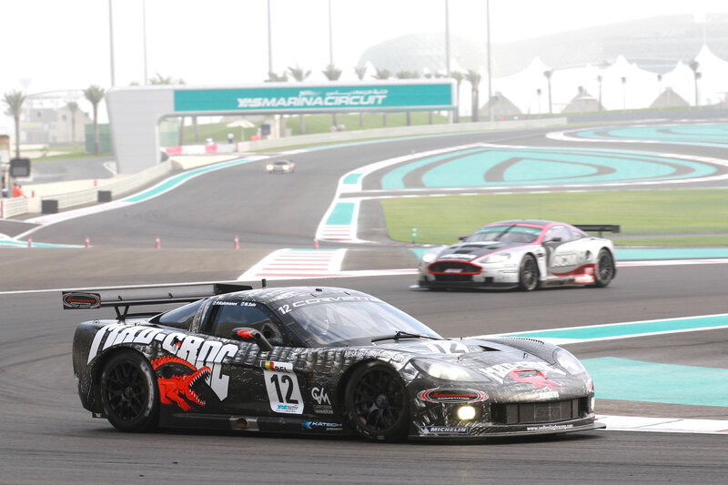 Corvette racing at Yas Marina Circuit