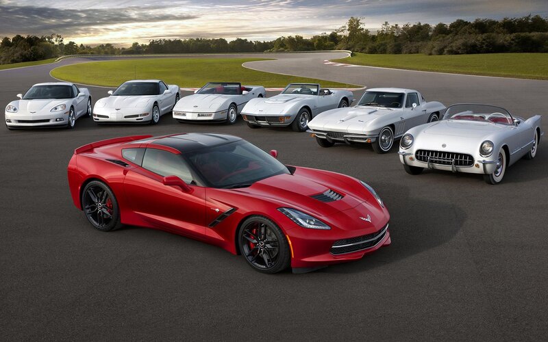 Corvette Sports Cars — Red