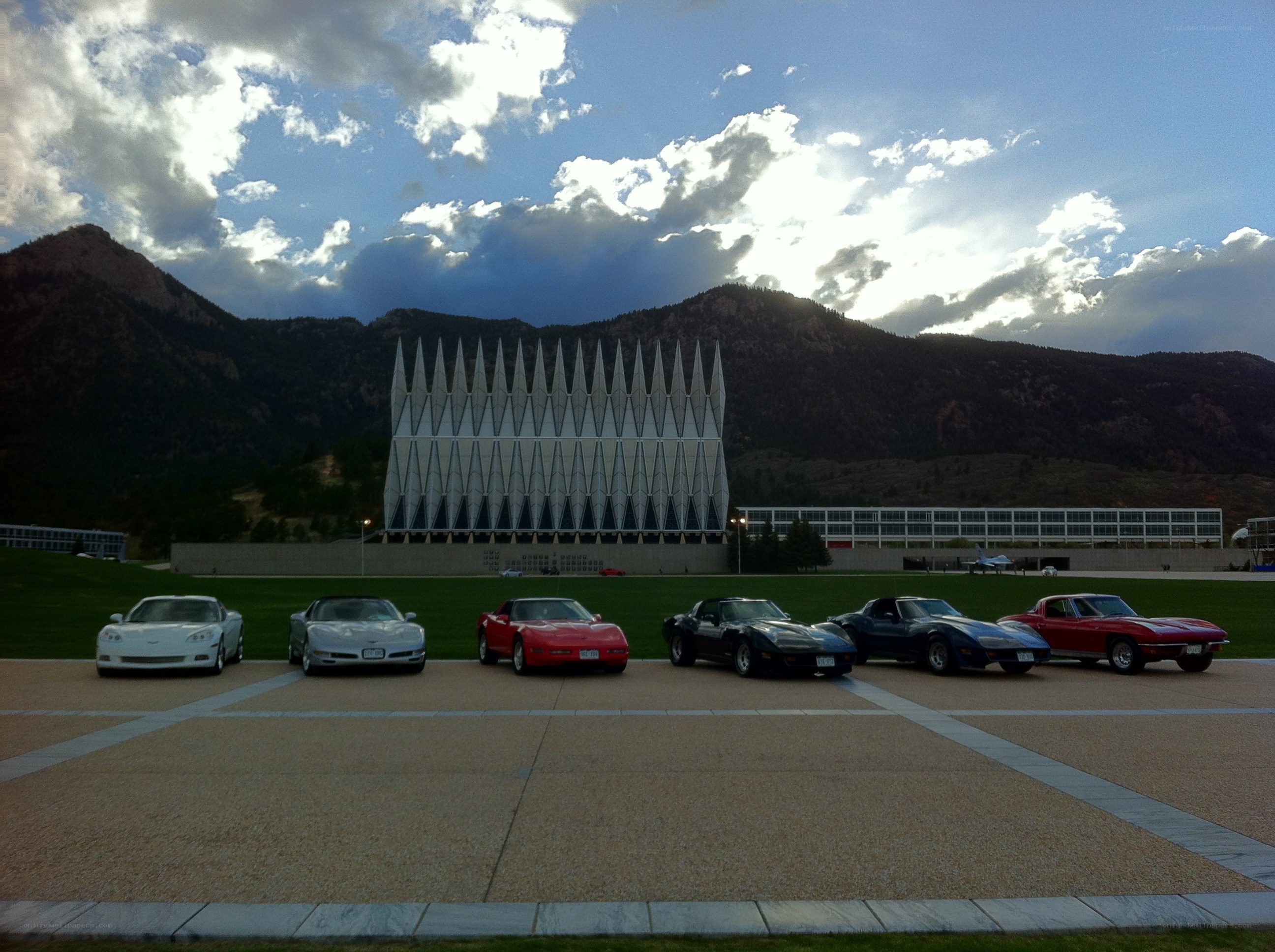 Corvettes at the Air Force Academy