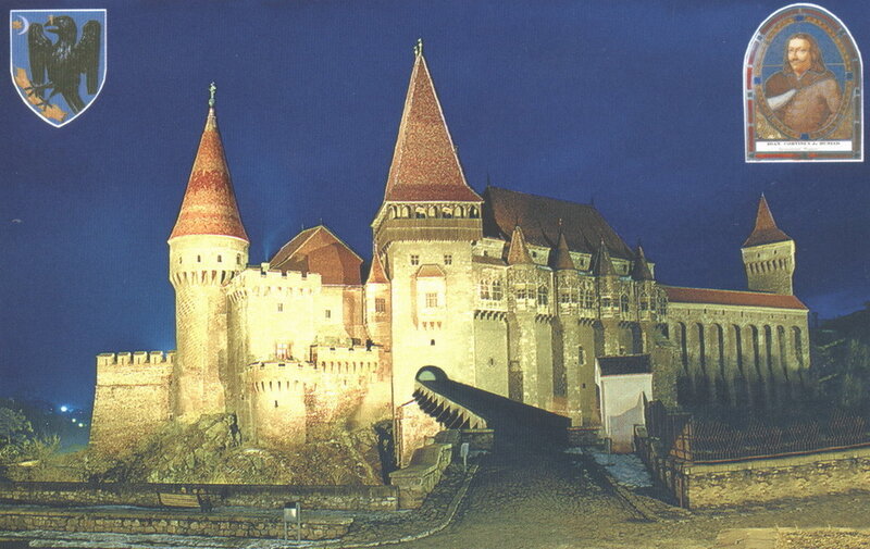 Corvin Castle at Night