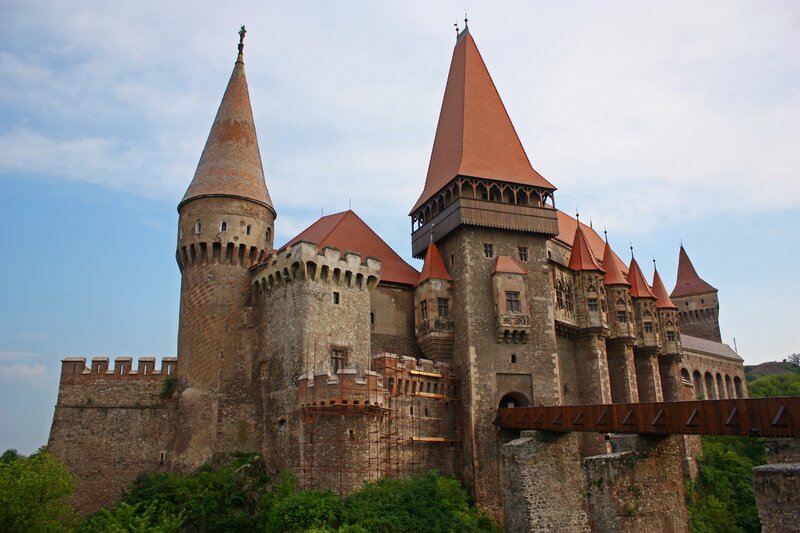 Corvin Castle — Brown, Historic