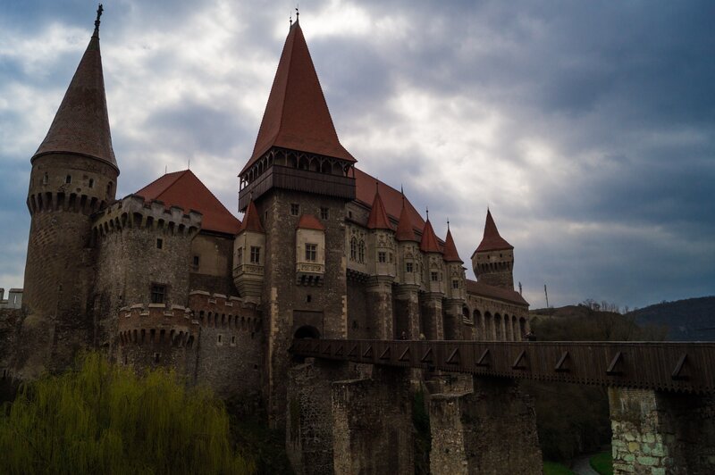 Corvin Castle — Gray, Dramatic