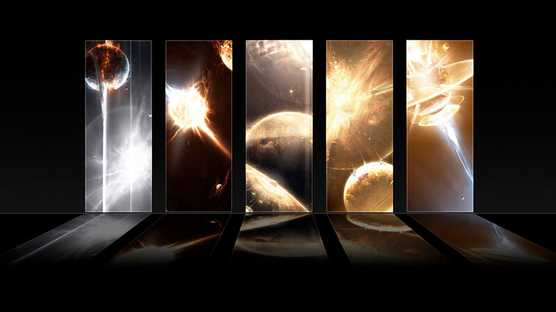 Cosmic Art Panels