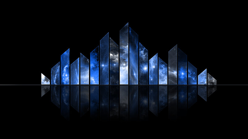 Cosmic audio visualizer