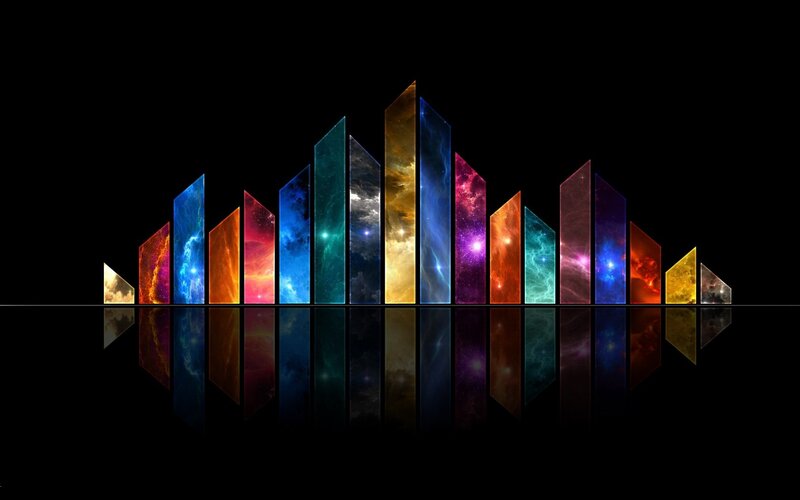 Cosmic audio visualizer