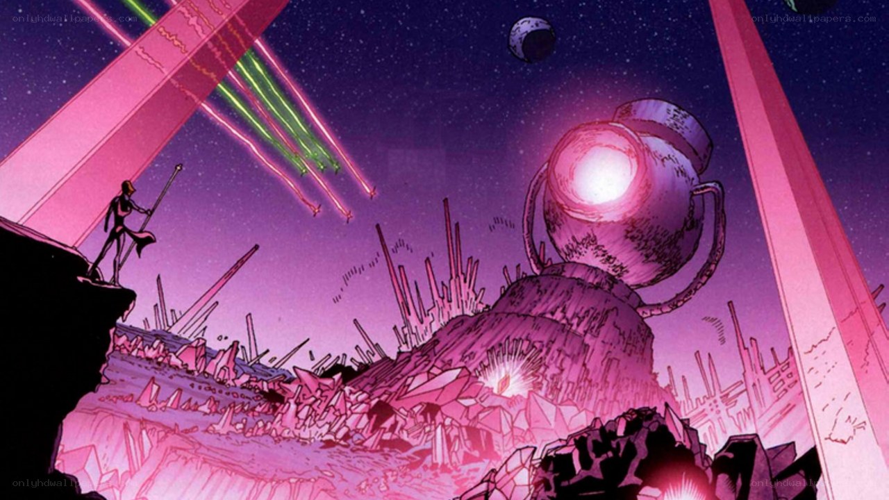 cosmic battle on alien planet