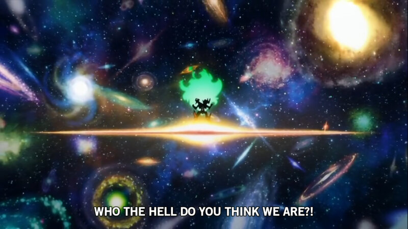 cosmic battle scene