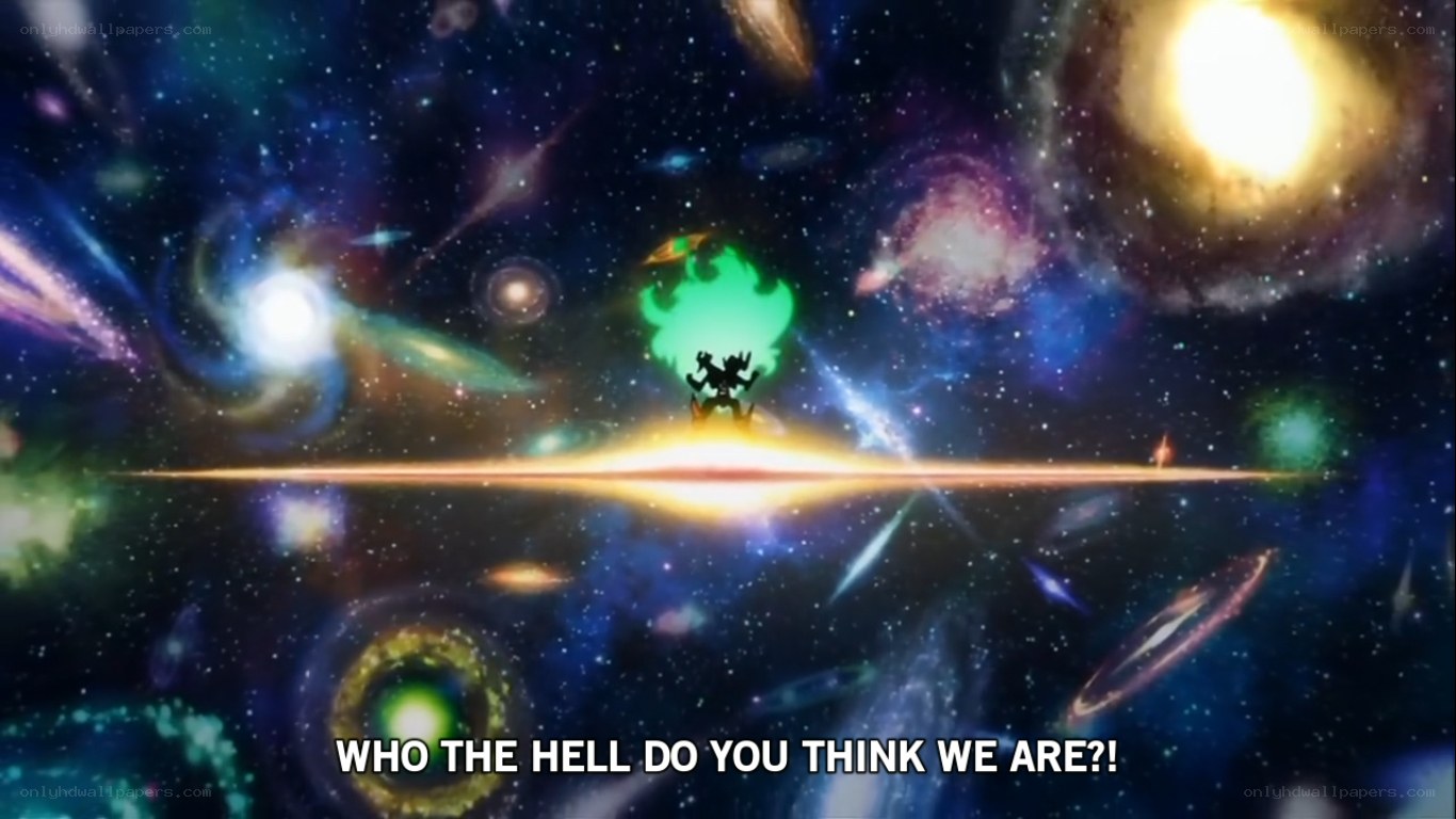 cosmic battle scene