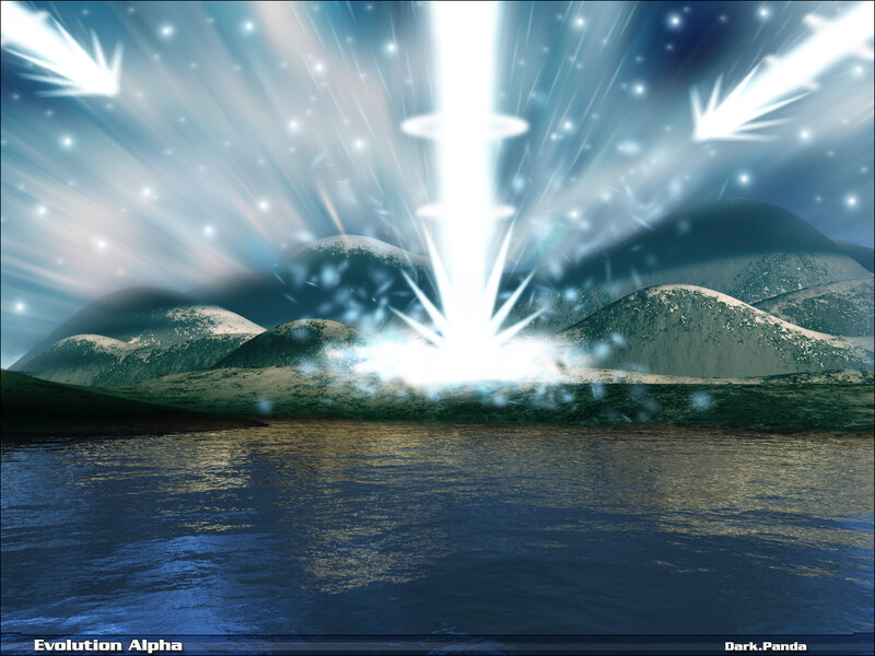 Cosmic beam on alien landscape