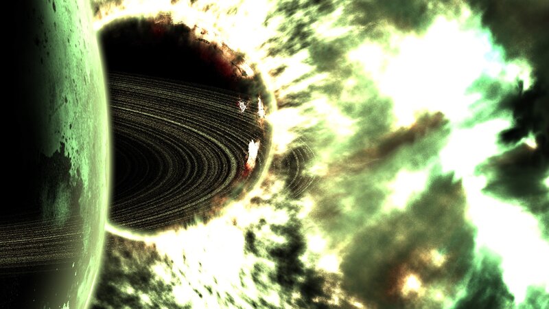cosmic black hole event