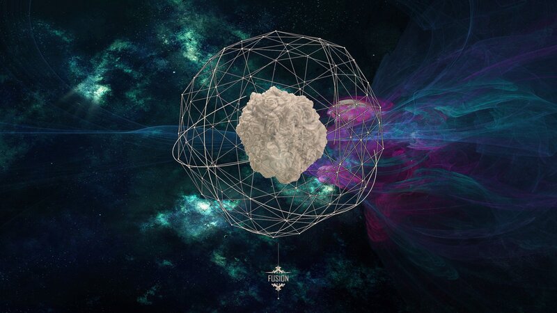 Cosmic brain in a geometric sphere