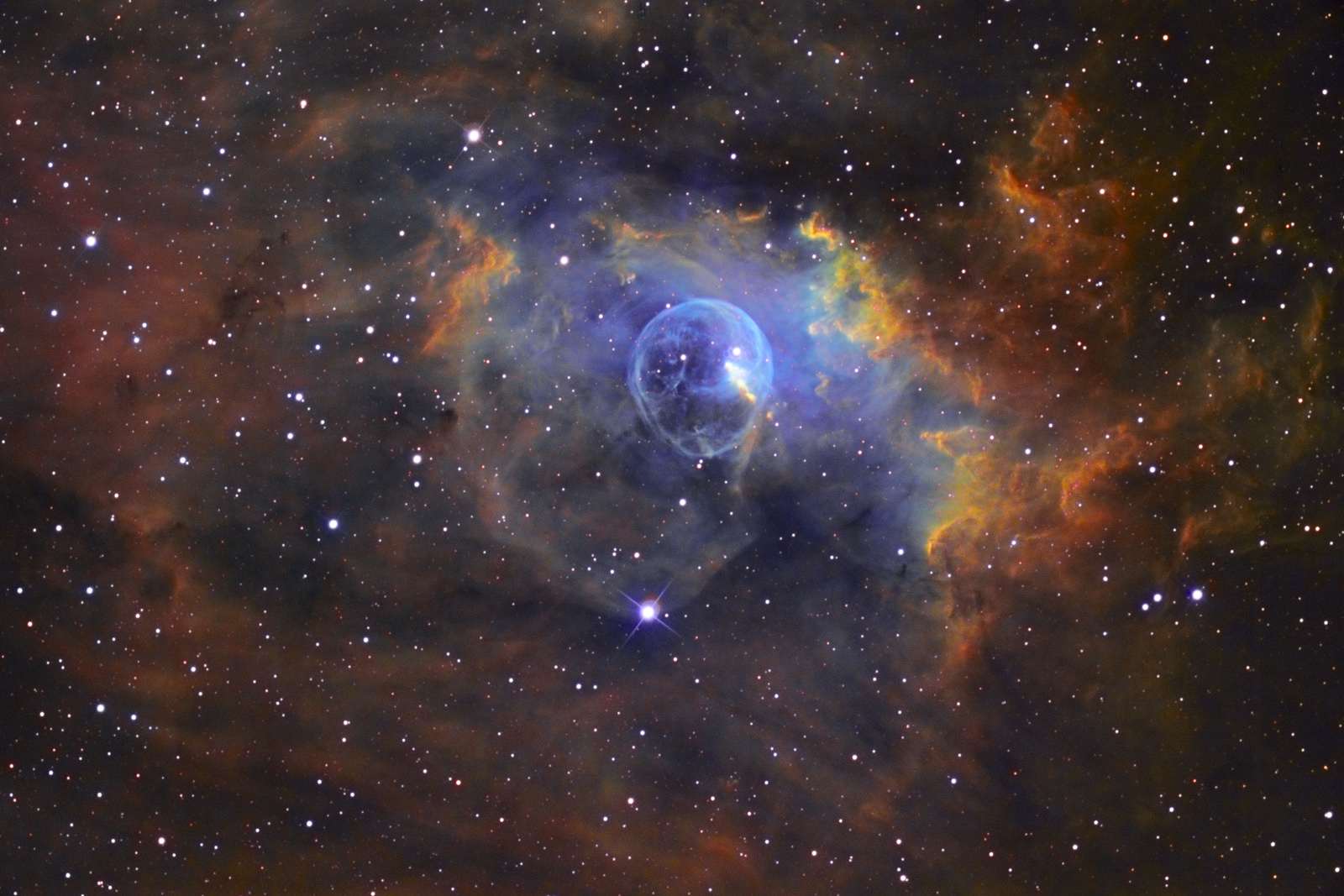 Cosmic Bubble Nebula