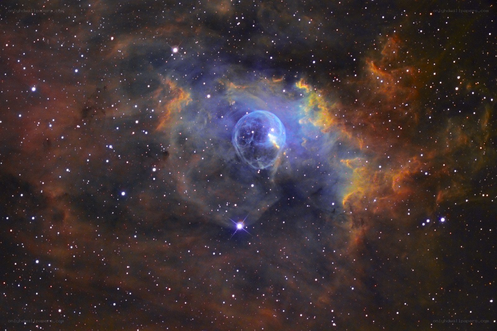 Cosmic Bubble Nebula