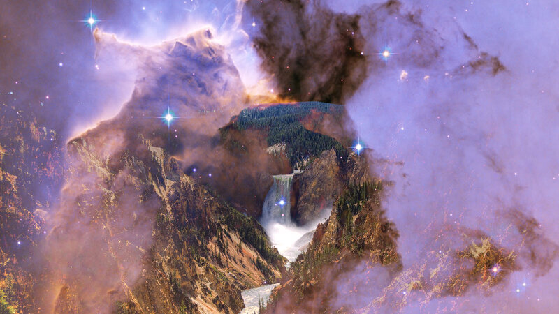 cosmic canyon waterfall