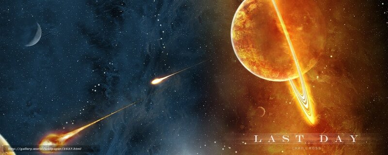 Cosmic Catastrophe Scene