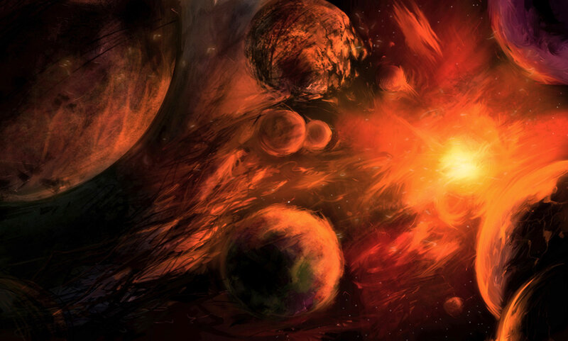 Cosmic chaos with planets