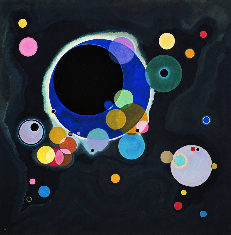 Cosmic Circles Painting