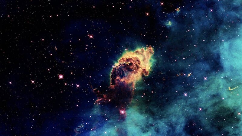 Cosmic cloud in deep space