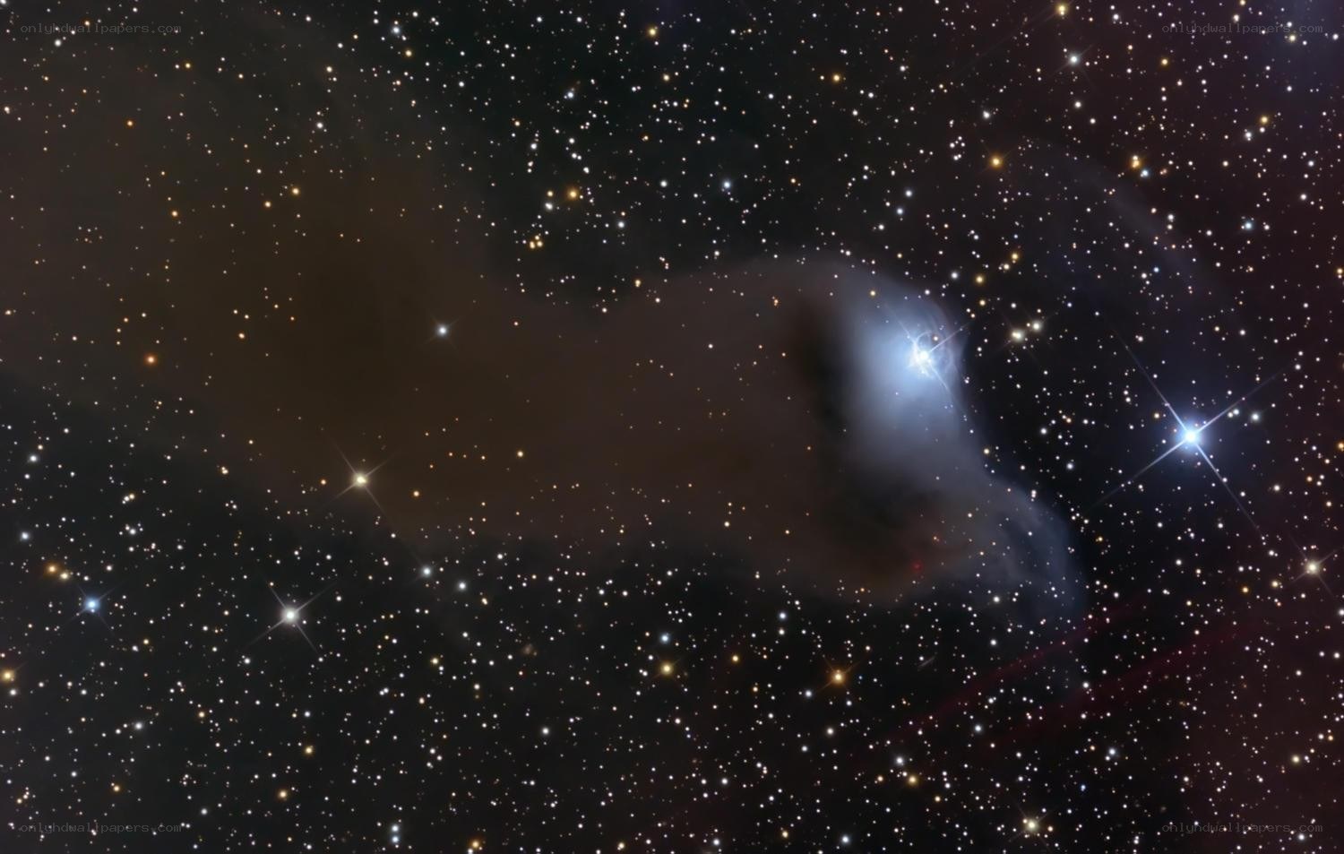 Cosmic cloud in starfield