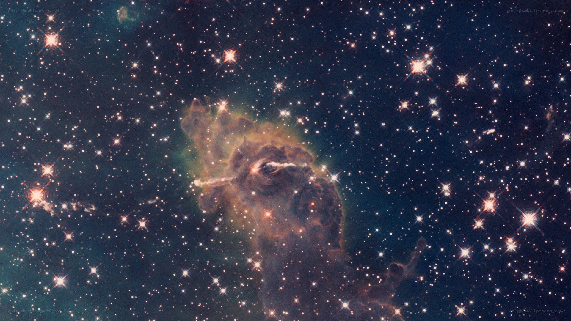 Cosmic cloud in starfield