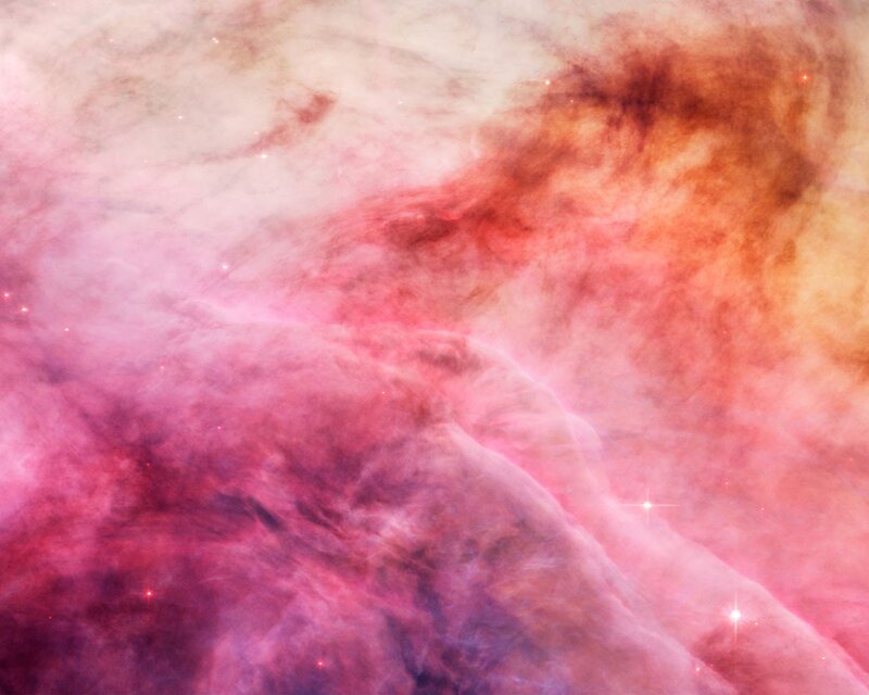 Cosmic cloud with stars