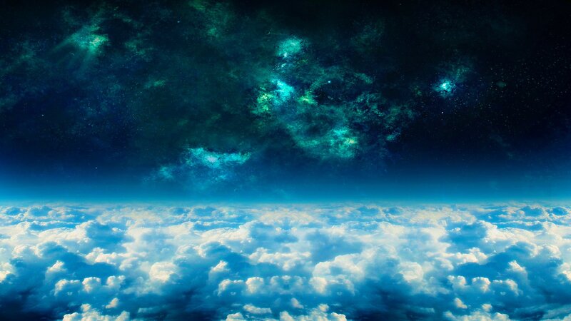 cosmic clouds from space