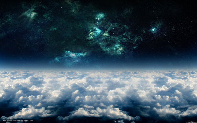cosmic clouds from space