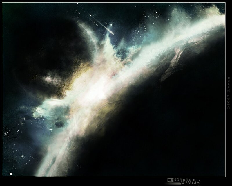 Cosmic Collision — Black