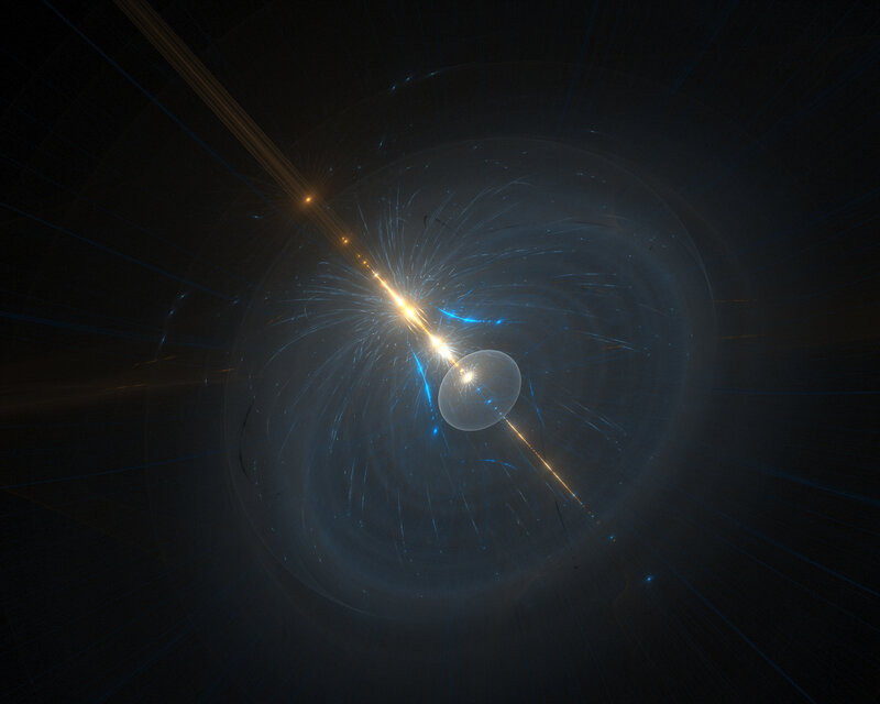 Cosmic collision event